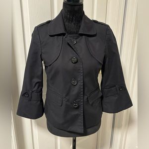 Rafaella Black 3/4 Sleeve Blazer